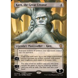 画像1: [EX](FOIL)(フルアート)大いなる創造者、カーン/Karn, the Great Creator《英語》【BLC】