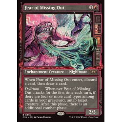 画像1: [EX+](FOIL)(ショーケース枠)逸失への恐怖/Fear of Missing Out《英語》【DSK】