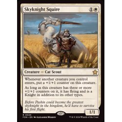 画像1: (FOIL)空騎士の従者/Skyknight Squire《英語》【FDN】