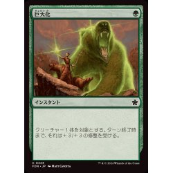 画像1: (FOIL)巨大化/Giant Growth《日本語》【FDN】