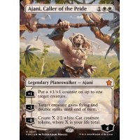 (フルアート)群れの統率者アジャニ/Ajani, Caller of the Pride《英語》【FDN】