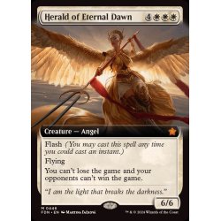 画像1: (FOIL)(フルアート)(0446)永遠曙光の伝令/Herald of Eternal Dawn《英語》【FDN】