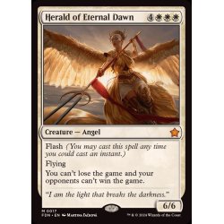 画像1: (FOIL)永遠曙光の伝令/Herald of Eternal Dawn《英語》【FDN】