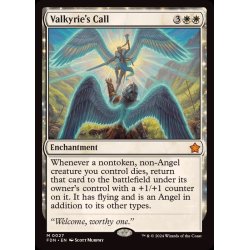 画像1: (FOIL)戦乙女の呼び声/Valkyrie's Call《英語》【FDN】