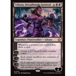 画像1: (FOIL)戦慄衆の将軍、リリアナ/Liliana, Dreadhorde General《英語》【FDN】