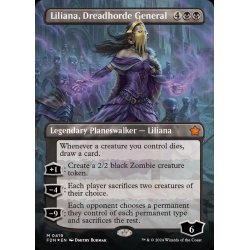 画像1: [EX+](マナFOIL)戦慄衆の将軍、リリアナ/Liliana, Dreadhorde General《英語》【FDN】