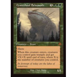 画像1: [EX+](FOIL)(旧枠仕様)孔蹄のビヒモス/Craterhoof Behemoth《英語》【INR】