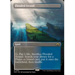 画像1: (FOIL)(フルアート)(0353)溢れかえる岸辺/Flooded Strand《英語》【MH3】