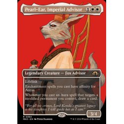 画像1: (FOIL)(フルアート)皇国の相談役、真珠耳/Pearl-Ear, Imperial Advisor《英語》【MH3】