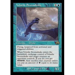 画像1: (FOIL)(旧枠仕様)荒れ模様のストームドレイク/Volatile Stormdrake《英語》【MH3】