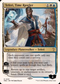 時を解す者、テフェリー/Teferi, Time Raveler《英語》【Reprint Cards(Mystery Booster2)】