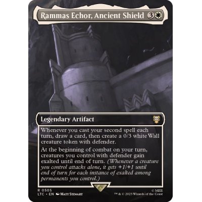 (FOIL)(フルアート)Rammas Echor, Ancient Shield《英語》【LTC】