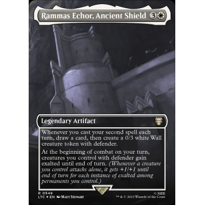 (サージFOIL)(フルアート)Rammas Echor, Ancient Shield《英語》【LTC】