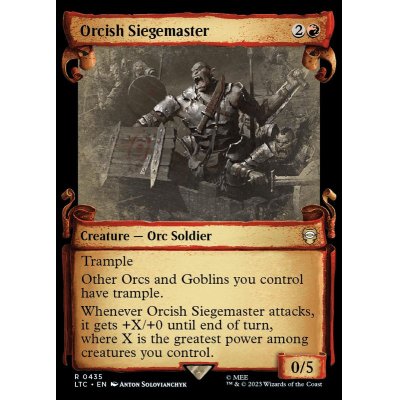 (ショーケース枠)オークの攻城戦指揮官/Orcish Siegemaster《英語》【LTC】