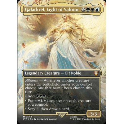 (サージFOIL)(フルアート)Galadriel, Light of Valinor《英語》【LTC】