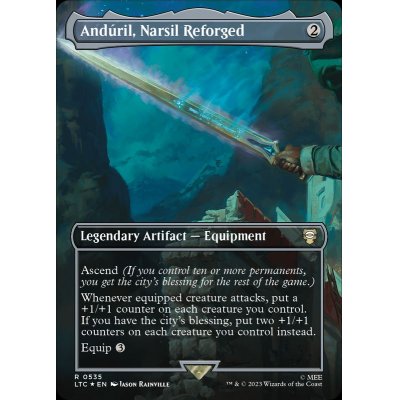 (サージFOIL)(フルアート)Anduril, Narsil Reforged《英語》【LTC】