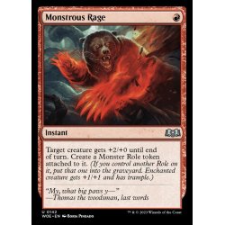 画像1: (FOIL)巨怪の怒り/Monstrous Rage《英語》【WOE】