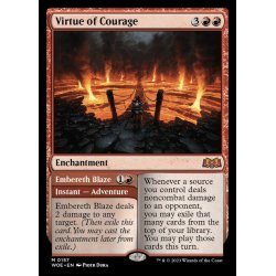 画像1: [EX+](FOIL)勇気の徳目/Virtue of Courage《英語》【WOE】