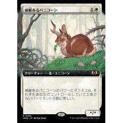 画像1: (FOIL)(フルアート)威厳あるバニコーン/Regal Bunnicorn《日本語》【WOE】