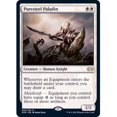 (FOIL)純鋼の聖騎士/Puresteel Paladin《英語》【2XM】