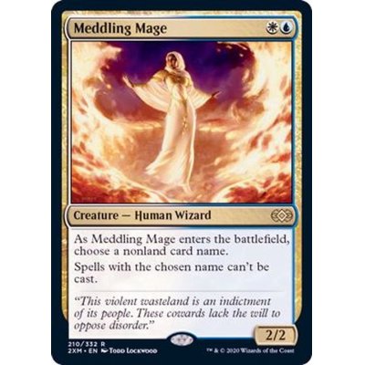 [EX+](FOIL)翻弄する魔道士/Meddling Mage《英語》【2XM】