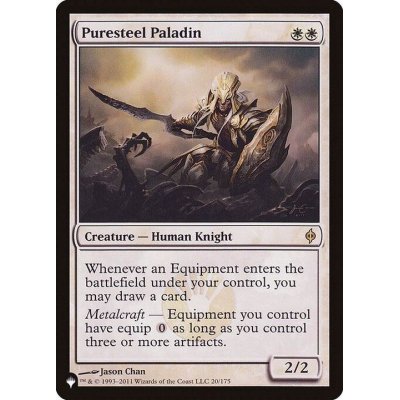 [EX+]純鋼の聖騎士/Puresteel Paladin《英語》【Reprint Cards(The List)】