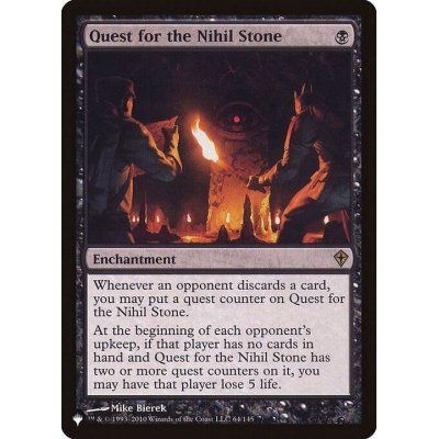 虚石の探索/Quest for the Nihil Stone《英語》【Reprint Cards(The List)】