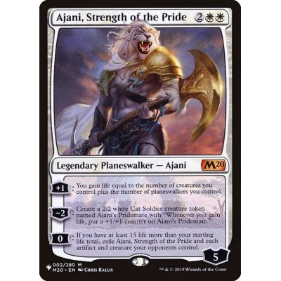 [EX+]群れの力、アジャニ/Ajani, Strength of the Pride《英語》【Reprint Cards(The List)】