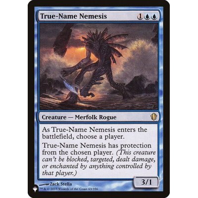 真の名の宿敵/True-Name Nemesis《英語》【Reprint Cards(The List)】