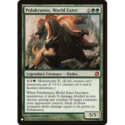 世界を喰らう者、ポルクラノス/Polukranos, World Eater《英語》【Reprint Cards(The List)】