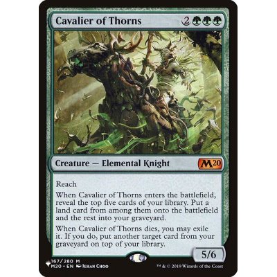 茨の騎兵/Cavalier of Thorns《英語》【Reprint Cards(The List)】