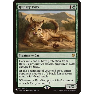 [EX+]飢えたオオヤマネコ/Hungry Lynx《英語》【Reprint Cards(The List)】