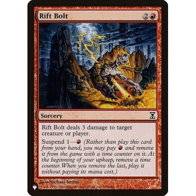 裂け目の稲妻/Rift Bolt《英語》【Reprint Cards(The List)】