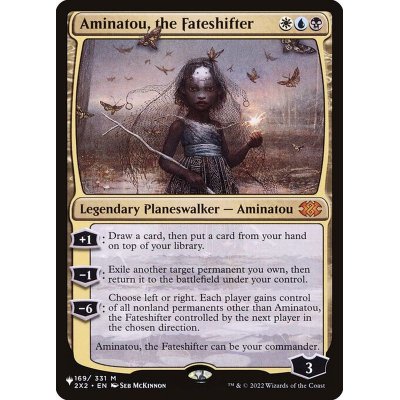 ☆SALE☆運命を変える者、アミナトゥ/Aminatou, the Fateshifter《英語》【Reprint Cards(The List)】