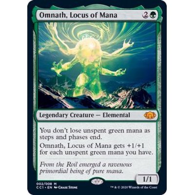 (FOIL)マナの座、オムナス/Omnath, Locus of Mana《英語》【CC1】