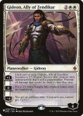 [EX+]ゼンディカーの同盟者、ギデオン/Gideon, Ally of Zendikar《英語》【Reprint Cards(The List)】