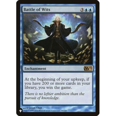 機知の戦い/Battle of Wits《英語》【Reprint Cards(The List)】