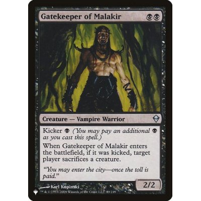 マラキールの門番/Gatekeeper of Malakir《英語》【Reprint Cards(The List)】