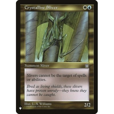 [EX+]水晶スリヴァー/Crystalline Sliver《英語》【Reprint Cards(The List)】