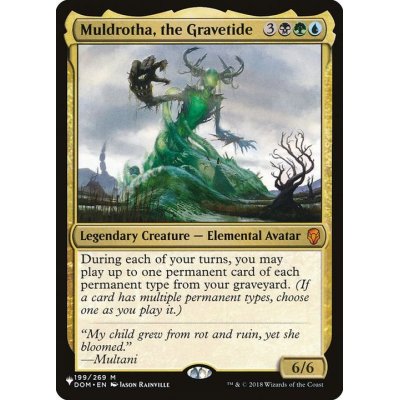 墓場波、ムルドローサ/Muldrotha, the Gravetide《英語》【Reprint Cards(The List)】