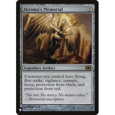 [EX]アクローマの記念碑/Akroma's Memorial《英語》【Reprint Cards(The List)】