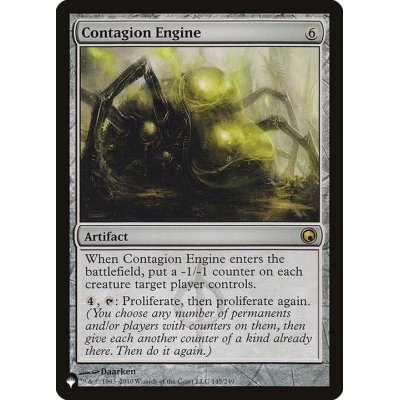 伝染病エンジン/Contagion Engine《英語》【Reprint Cards(The List)】