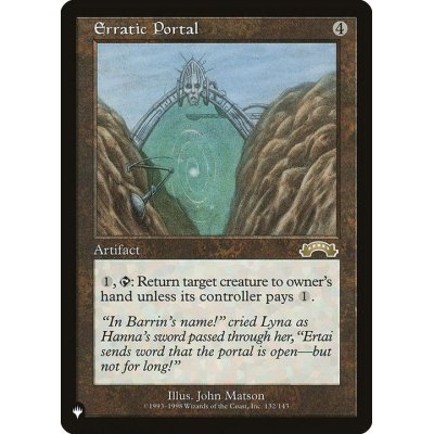 [EX+]移ろいの門/Erratic Portal《英語》【Reprint Cards(The List)】