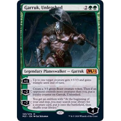 解き放たれた者、ガラク/Garruk, Unleashed《英語》【M21】