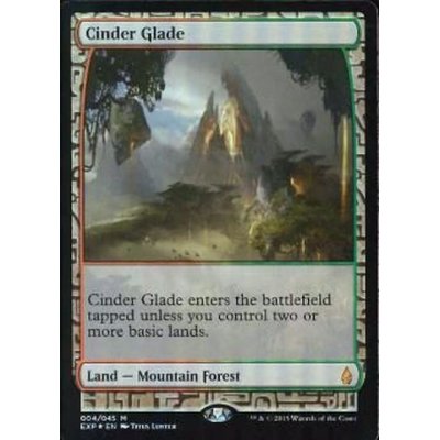 (FOIL)燃えがらの林間地/Cinder Glade《英語》【EXP】