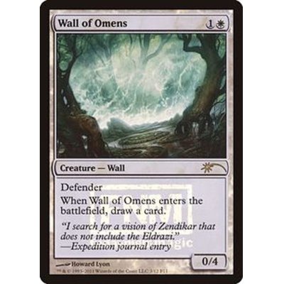 [EX+](FOIL)前兆の壁/Wall of Omens《英語》【FNM Promos】