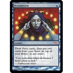 画像1: [EX+](FOIL)渦まく知識/Brainstorm《英語》【FNM Promos】