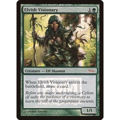 [EX+](FOIL)エルフの幻想家/Elvish Visionary《英語》【FNM Promos】