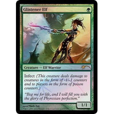 (FOIL)ぎらつかせのエルフ/Glistener Elf《英語》【FNM Promos】