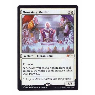 (FOIL)僧院の導師/Monastery Mentor《英語》【Judge Promos】